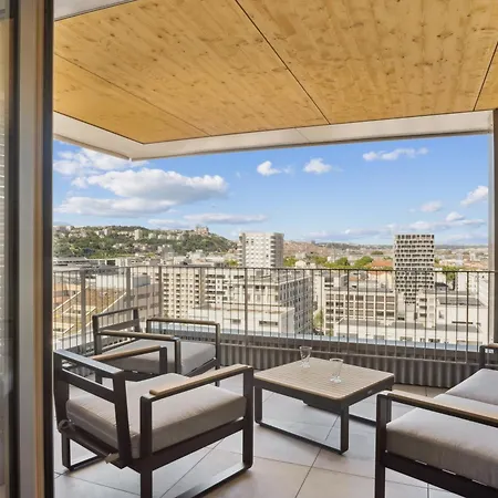 公寓 Magnifique 70m2 Confluence - Vue Panoramique Avec Parking Prive *
